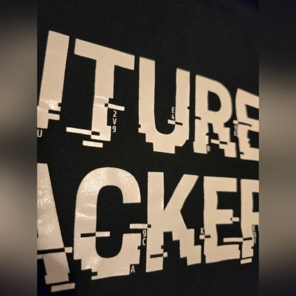 The Children's Place Black Tee with White 